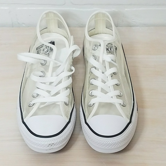 clear converse low tops